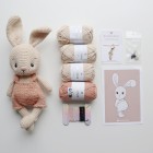 Kit Crochet Coton mon petit lapin – Coffret Complet, Patron PDF