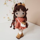 Kit Crochet Cannelle, demoiselle d'automne – Coffret Complet, Patron PDF
