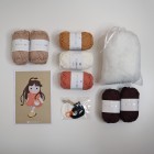 Kit Crochet Cannelle, demoiselle d'automne – Coffret Complet, Patron PDF