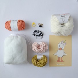 Coffret version 1 : Plume, mon petit caneton en fil romance