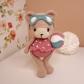 Margotte, ma petite oursonne : Patron Au Crochet PDF