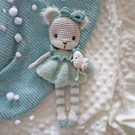 Kit Crochet Alaska, renarde polaire – Coffret Complet, Patron PDF