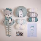 Kit Crochet Alaska, renarde polaire – Coffret Complet, Patron PDF