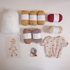 Kit Crochet Suzie, jolie girafe – Coffret Complet, Patron PDF