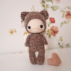 Câlinours, petit ours de la St Valentin : Patron Au Crochet PDF
