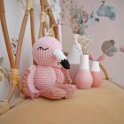 Luna, mon mini flamant rose – Patron Crochet Gratuit PDF