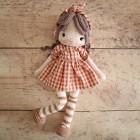 Kit Crochet Lison, jolie poupée et son doudou – Coffret Complet, Patron PDF