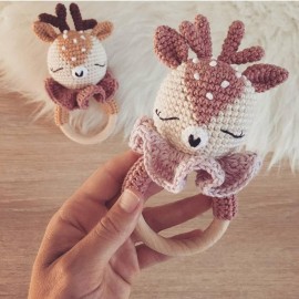 Hochet Charlie le faon : Patron Au Crochet PDF